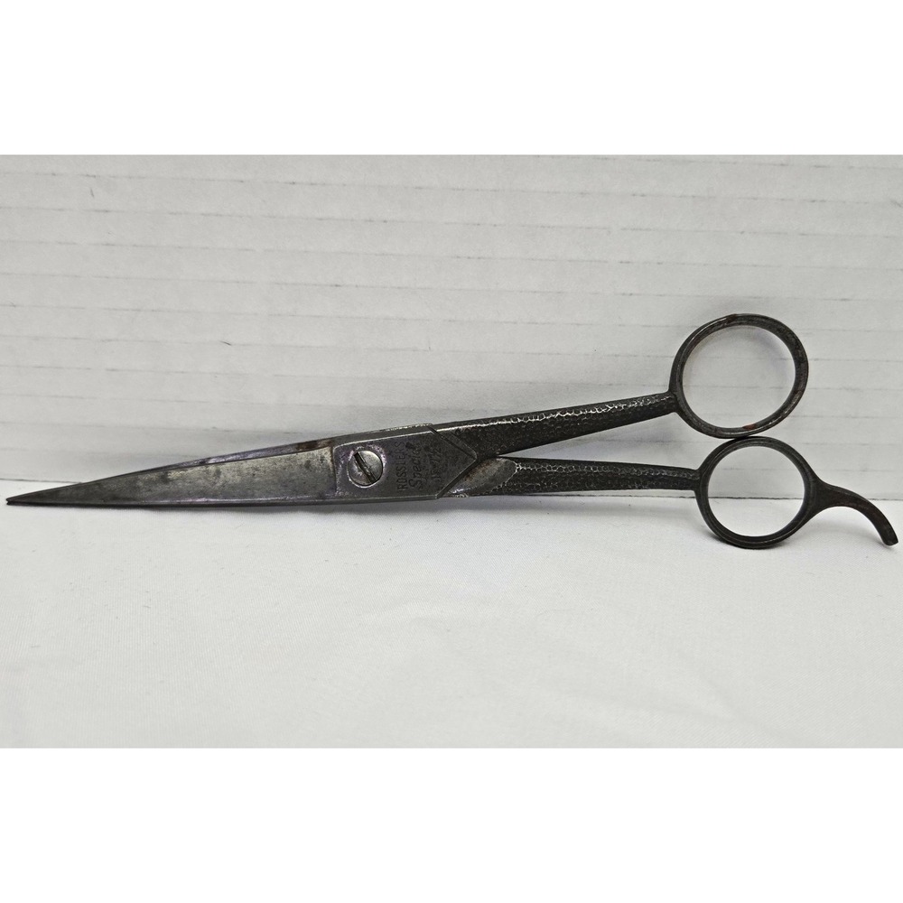 Vintage RÖSSLE'S Special 7.5" Barber Shears Scissors Solingen Germany Model 15